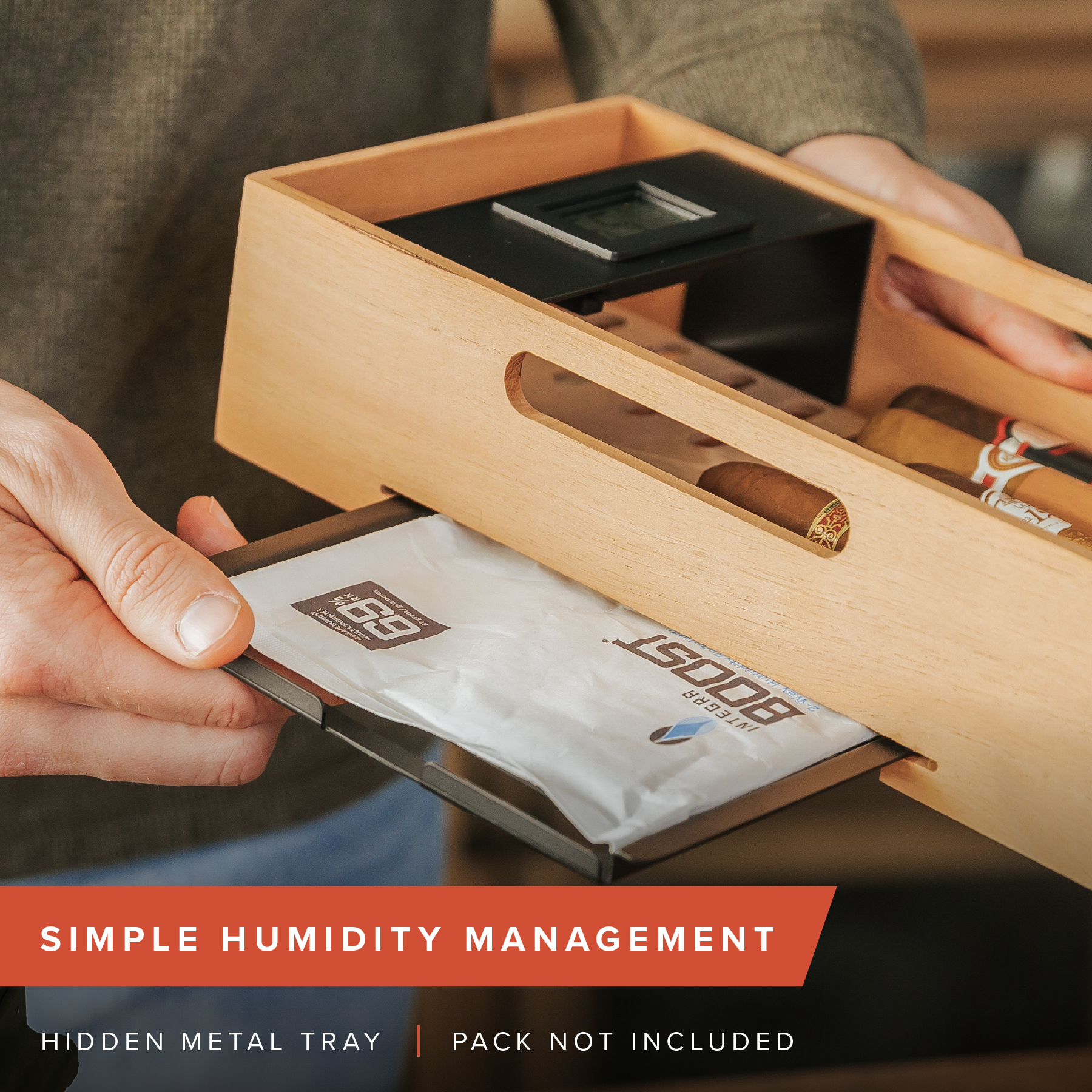 Klaro Smoke Can 50 Cal Humidor