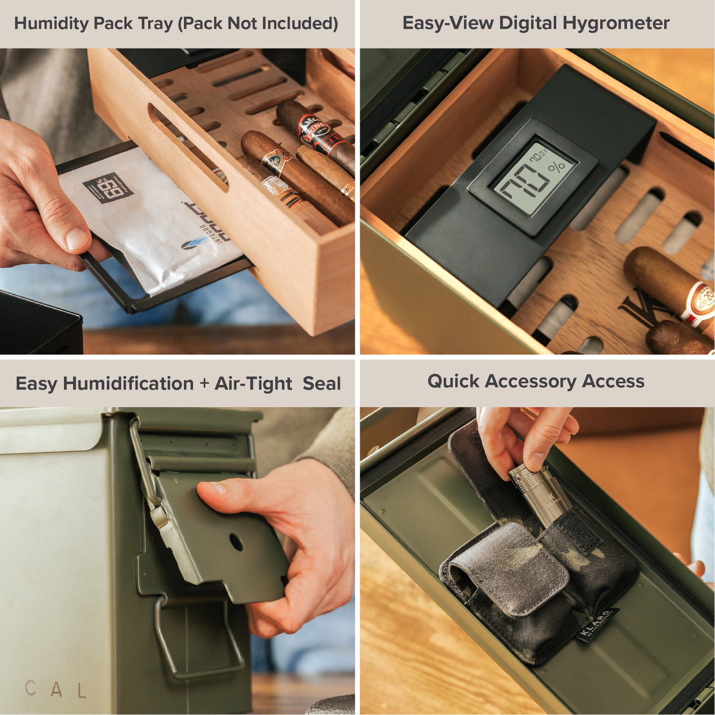 50 Caliber Ammo Can Humidor