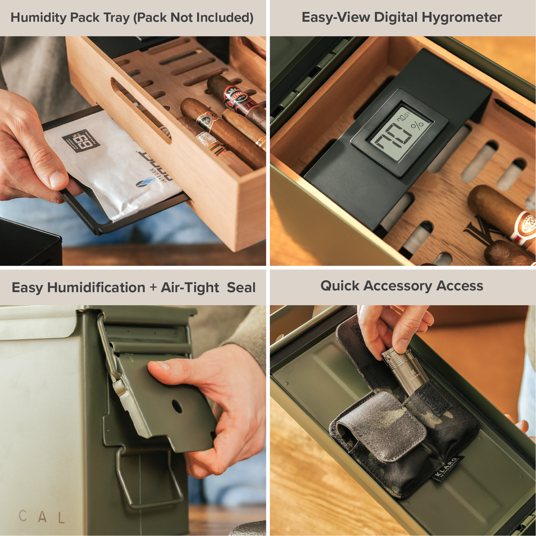 50 Caliber Ammo Can Humidor