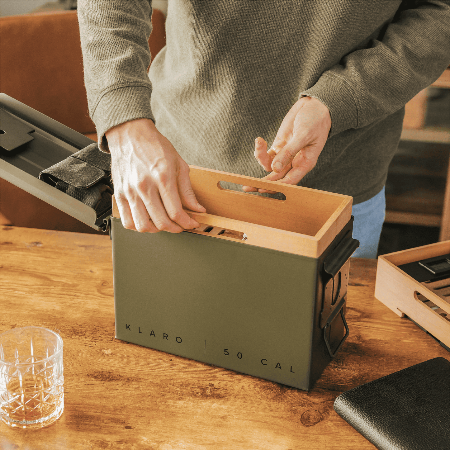 50 Caliber Ammo Can Humidor