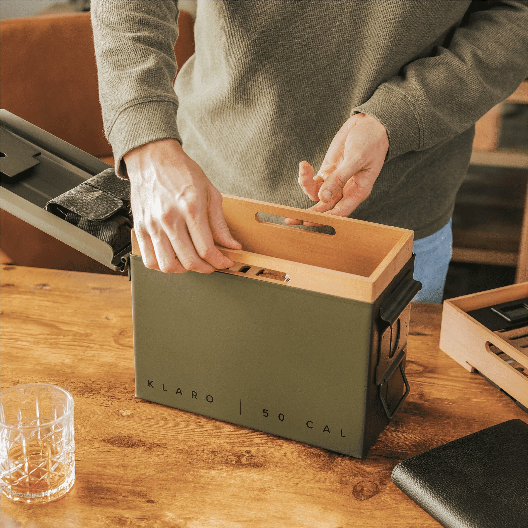50 Caliber Ammo Can Humidor