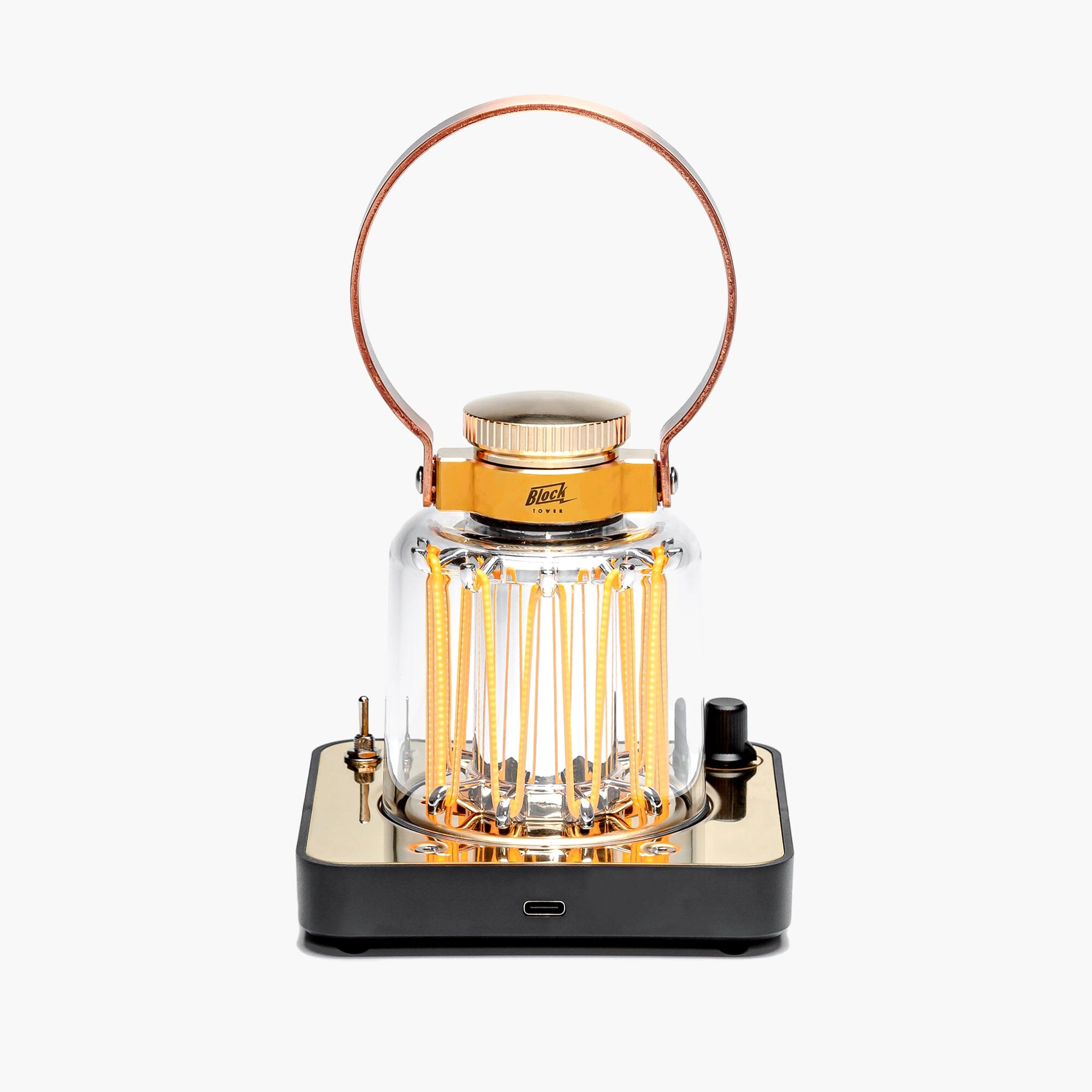 Barebones Block Tower Lantern | Uncrate Supply