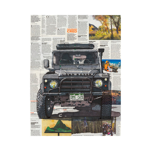Adam Ambro Designs Land Rover No.1 18" x 24"