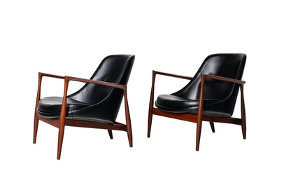 Rare Pair of Vintage Elizabeth Lounge Chairs by Ib Kofod Larsen