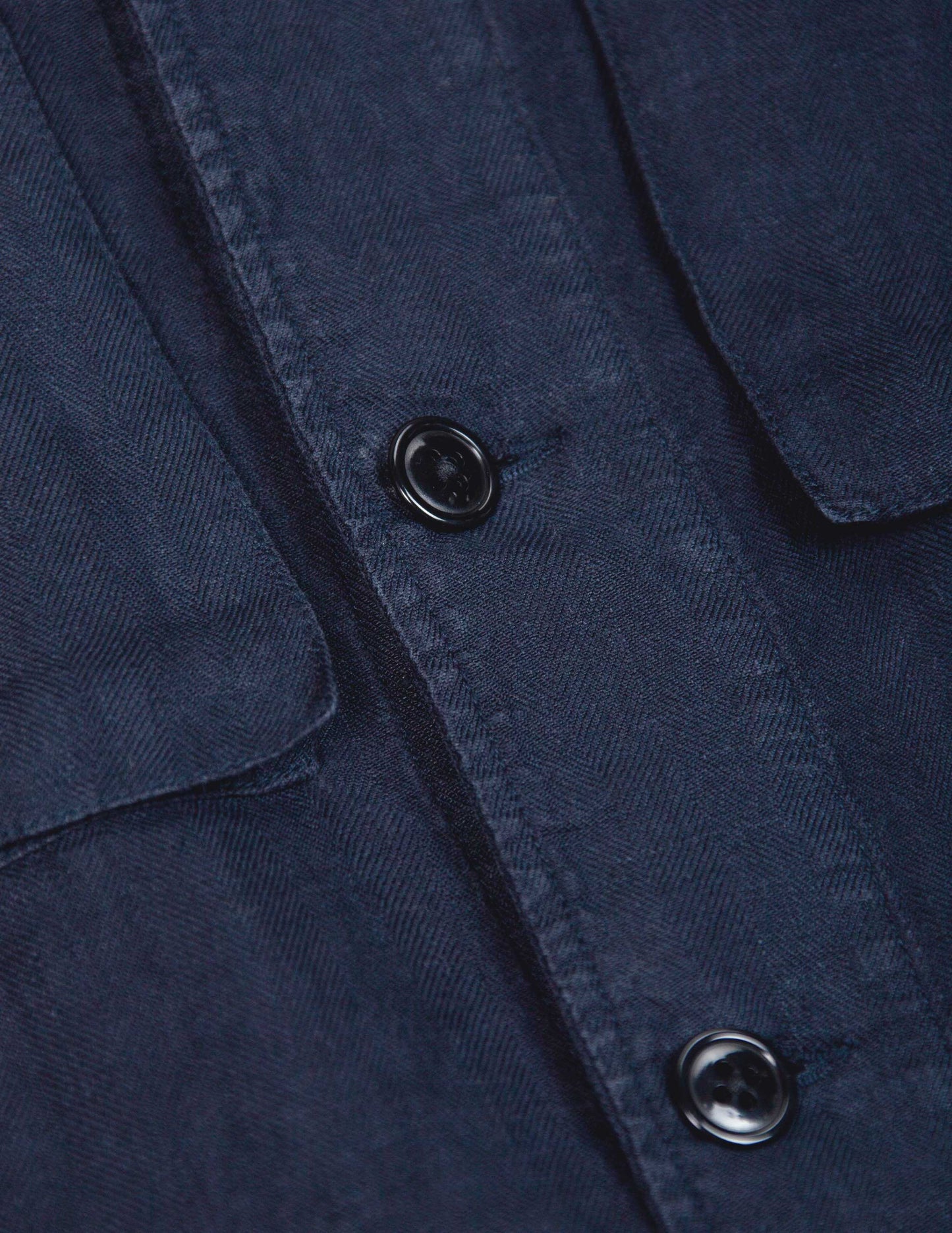 Linen Correspondent Jacket in Dark Navy
