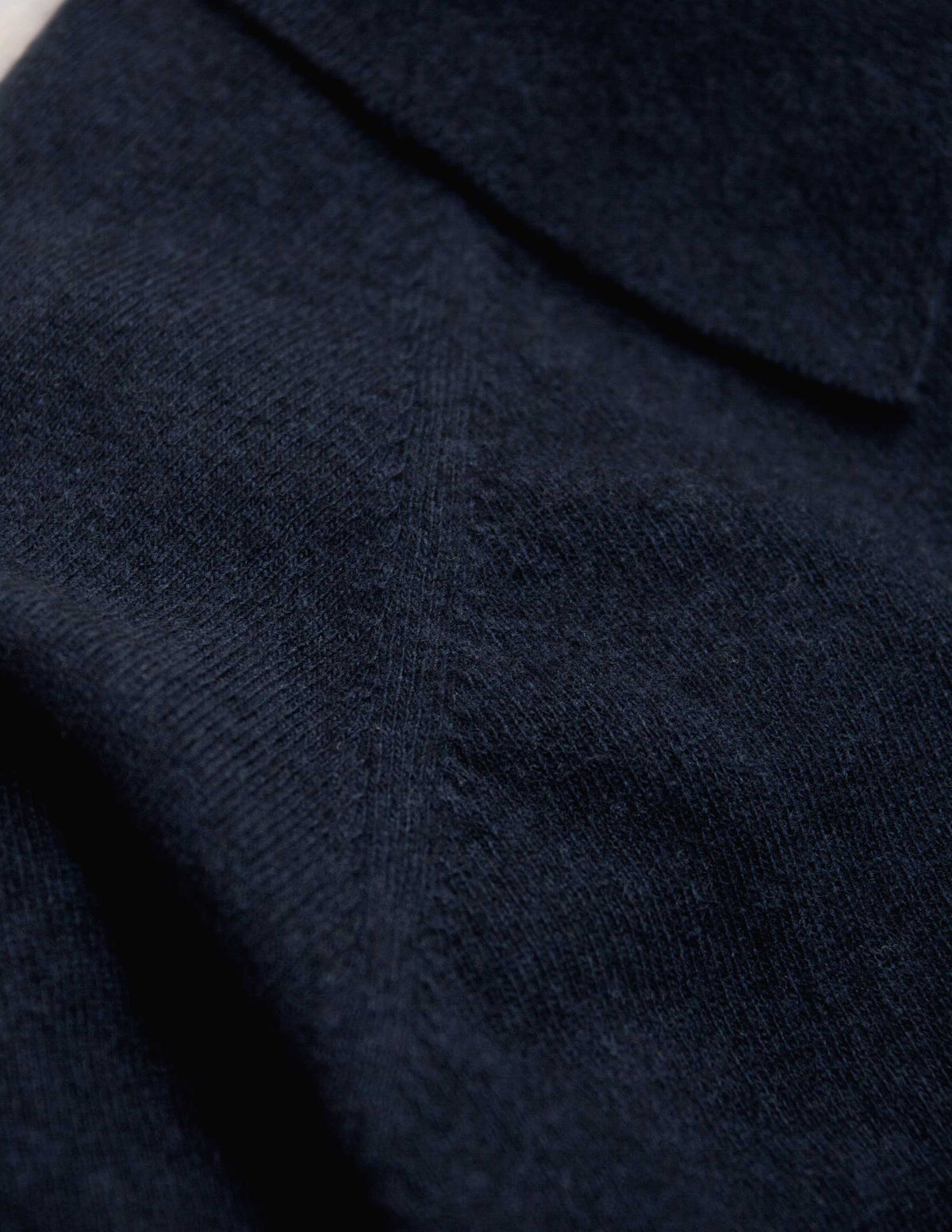 Rivay Luca Italian Wool Sweater Polo in Navy