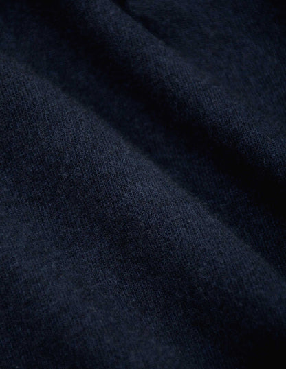 Rivay Luca Italian Wool Sweater Polo in Navy