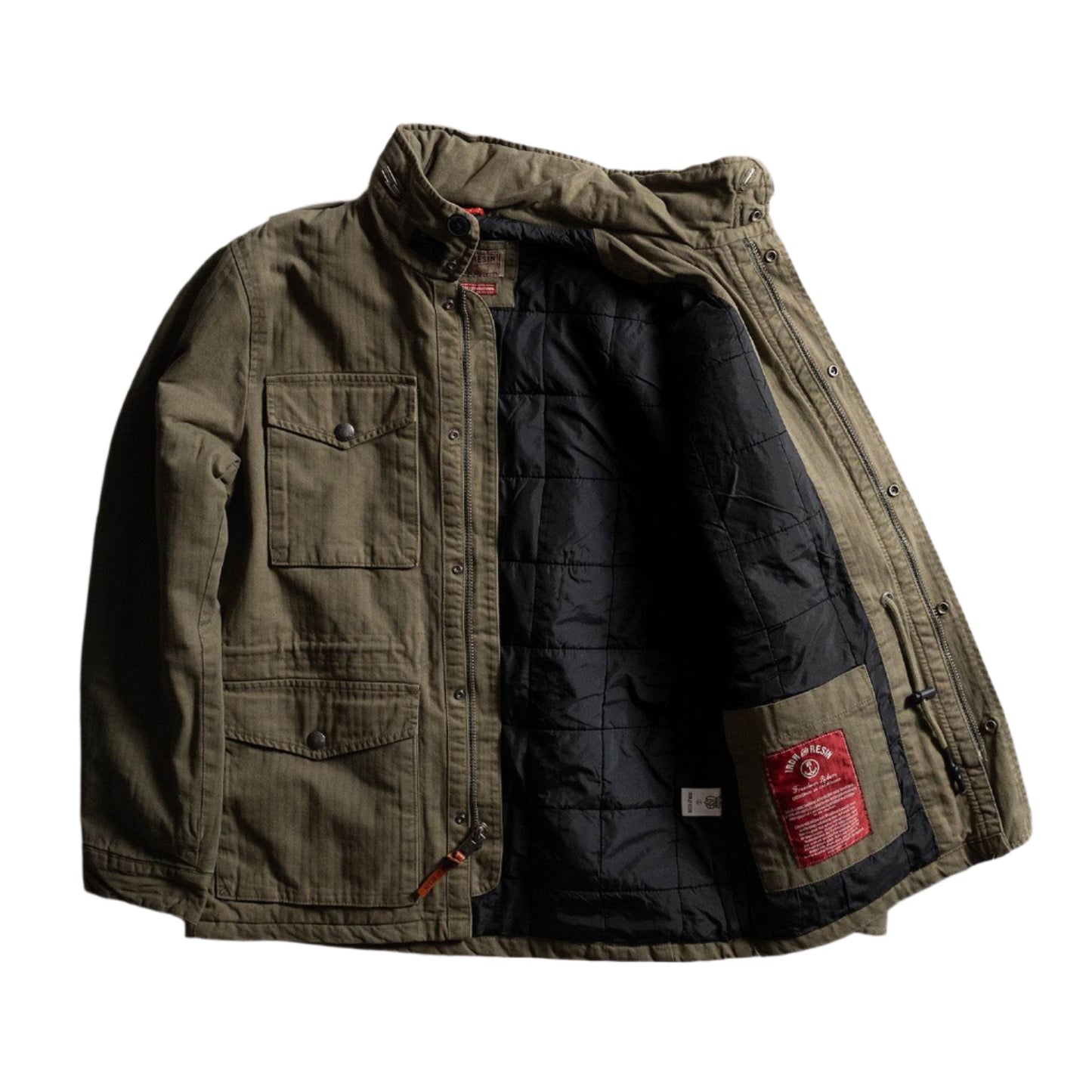 Iron & Resin Herringbone M65 Jacket