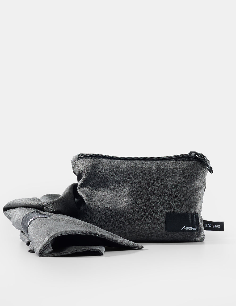 Matador NanoDry Packable Beach Towel Charcoal