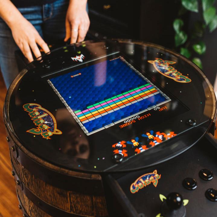 8-Bit Whiskey Barrel Arcade