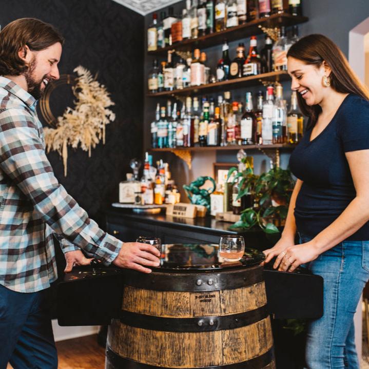 8-Bit Whiskey Barrel Arcade