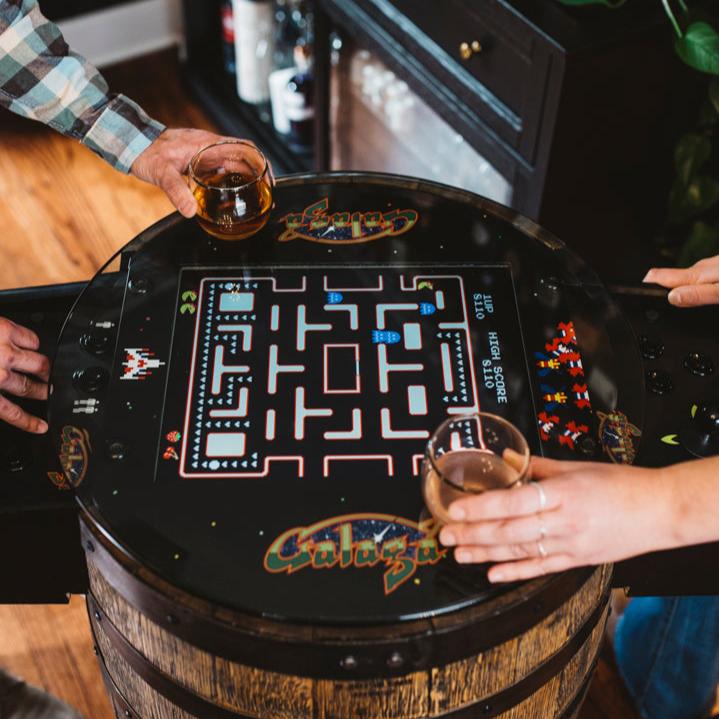 8-Bit Whiskey Barrel Arcade