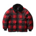 Holden Plaid Down Field Jacket - Black Plaid