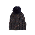 Barbour Kelson Fleck Pom Beanie Hat - Navy