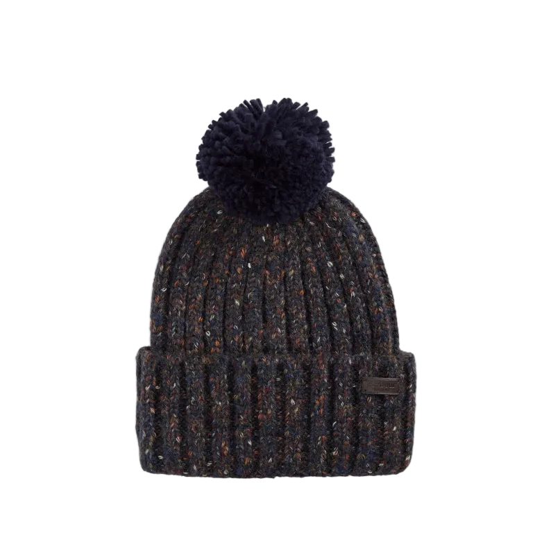 Barbour Kelson Fleck Pom Beanie Hat