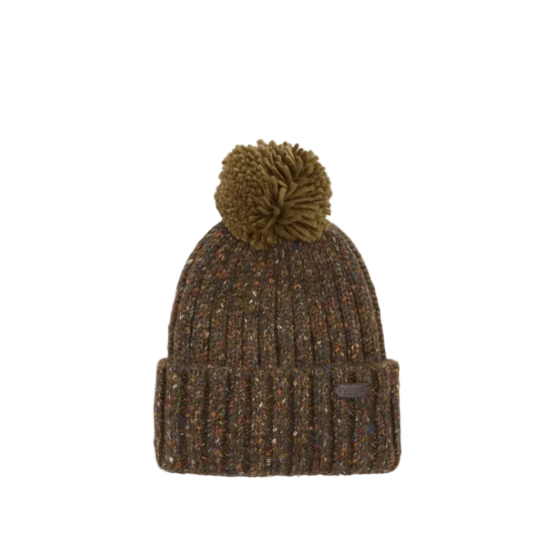 Barbour Kelson Fleck Pom Beanie Hat