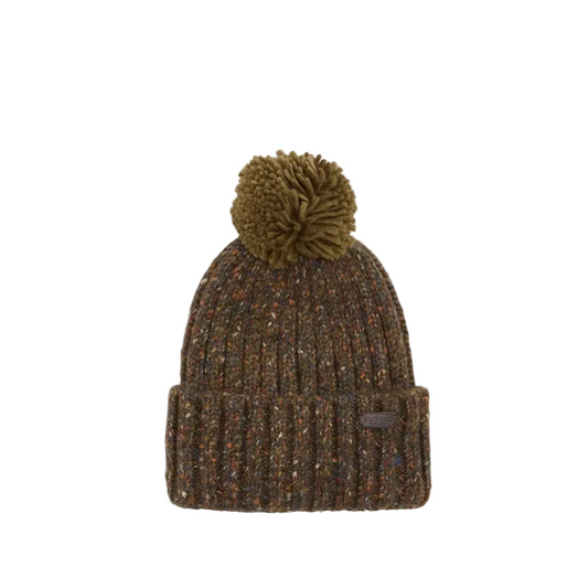 Barbour Kelson Fleck Pom Beanie Hat