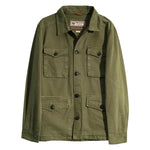 Iron & Resin Herringbone Military Jacket - Army