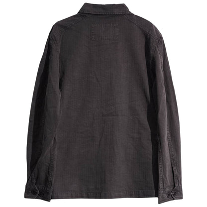 Iron & Resin Herringbone Military Jacket