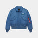 Alpha Industries CWU 45/P Heritage Bomber Jacket - ELEMENTAL BLUE