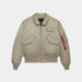 Alpha Industries CWU 45/P Heritage Bomber Jacket - MINERAL