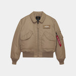 Alpha Industries CWU 45/P Heritage Bomber Jacket - VINTAGE KHAKI
