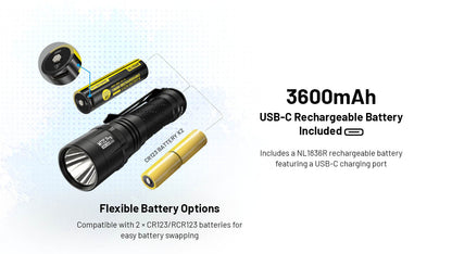 Nitecore MT2C Pro Rechargeable EDC Flashlight