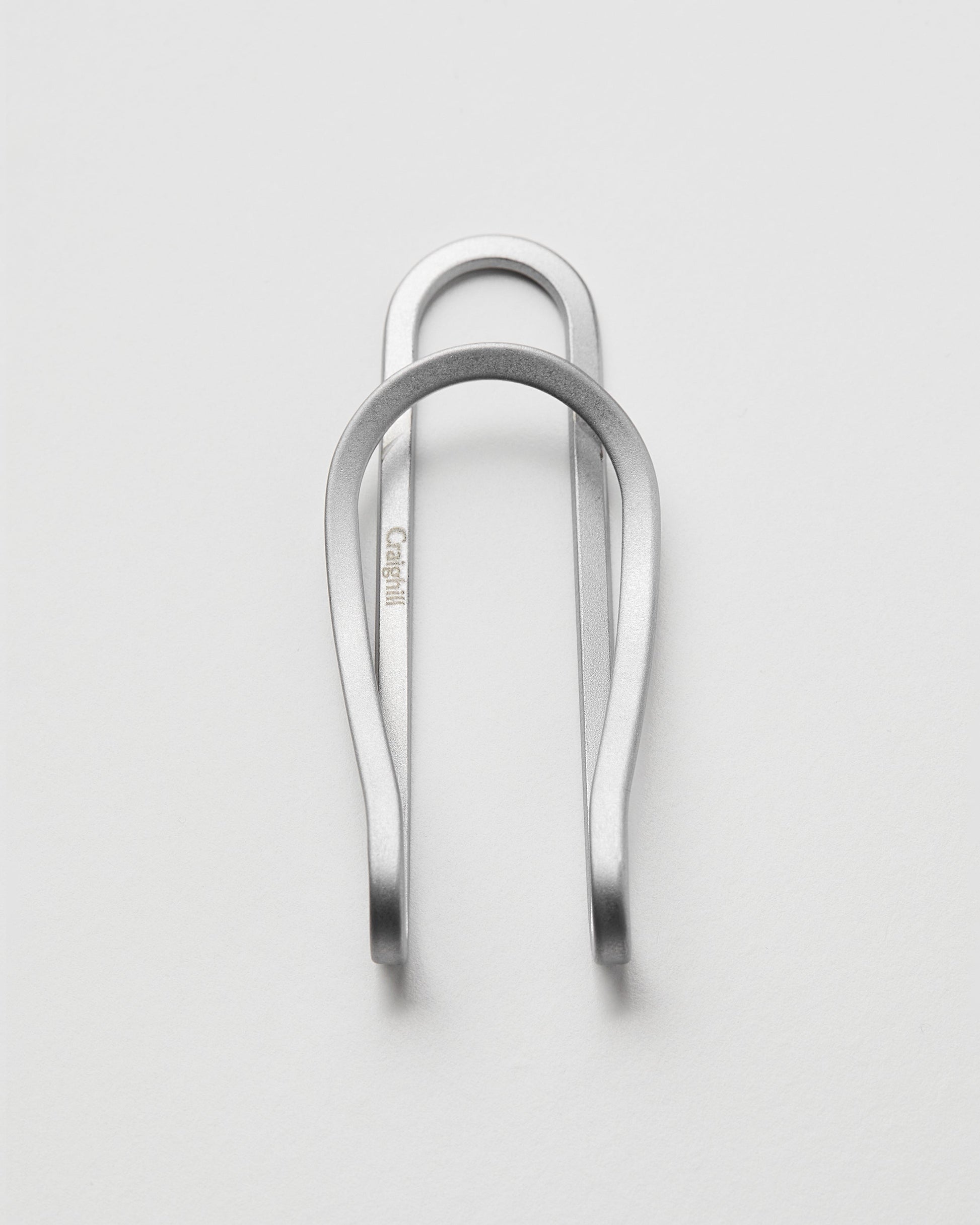 Craighill Station Money Clip Vapor Silver