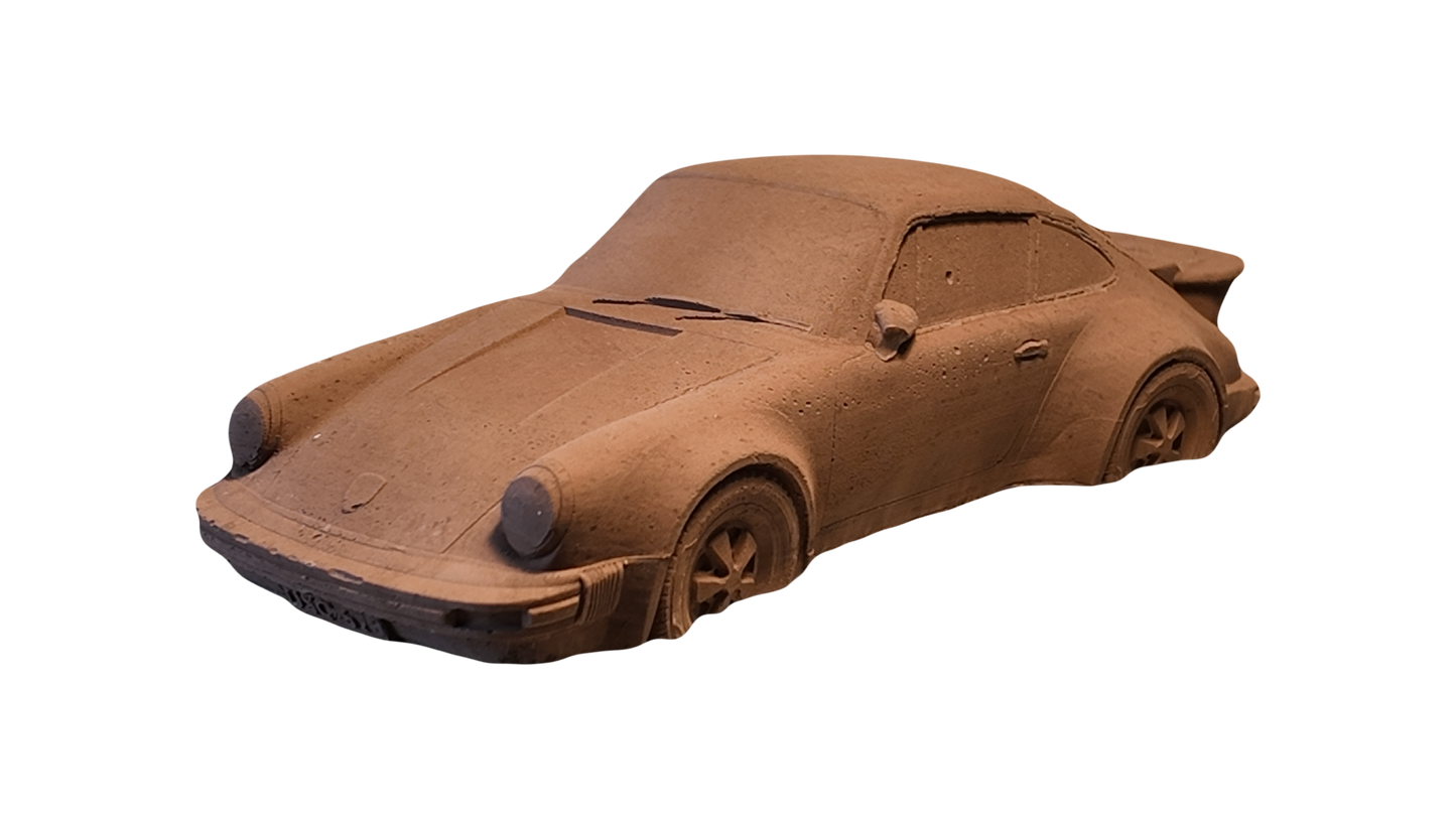 Porsche 911 Turbo Incense Holder Brown