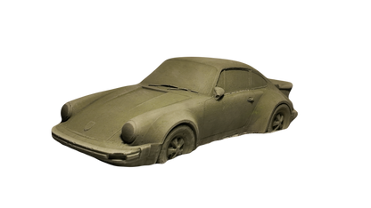 Porsche 911 Turbo Incense Holder Olive
