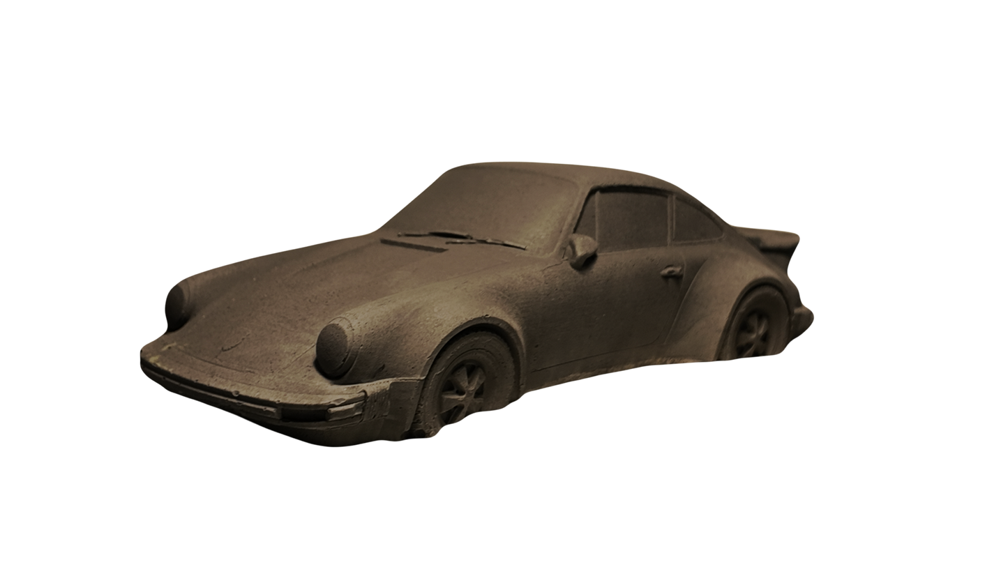 Porsche 911 Turbo Incense Holder Dark Grey