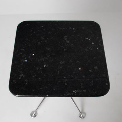 Alexander Girard Side Table in Blue Pearl Granite
