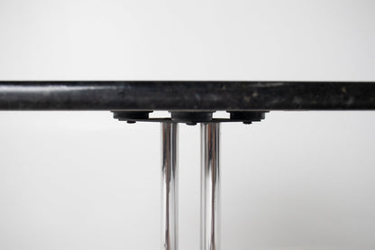 Alexander Girard Side Table in Blue Pearl Granite
