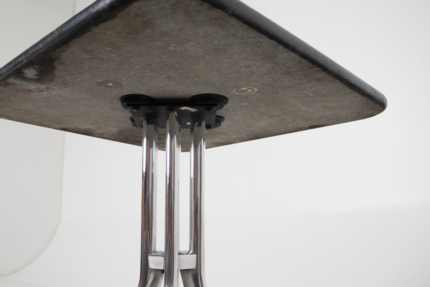 Alexander Girard Side Table in Blue Pearl Granite