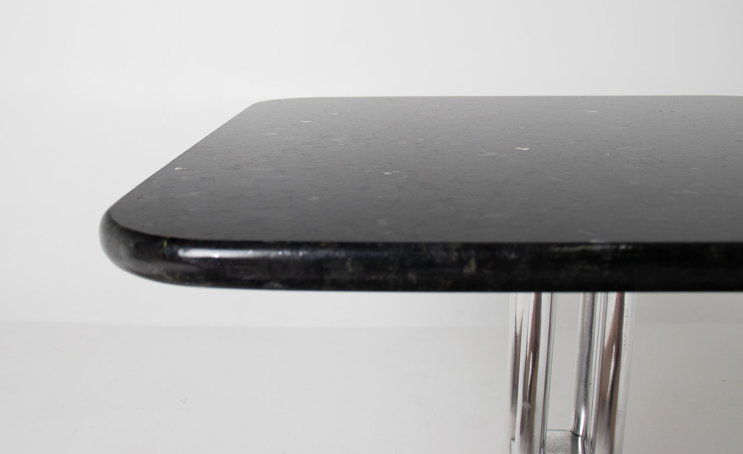 Alexander Girard Side Table in Blue Pearl Granite