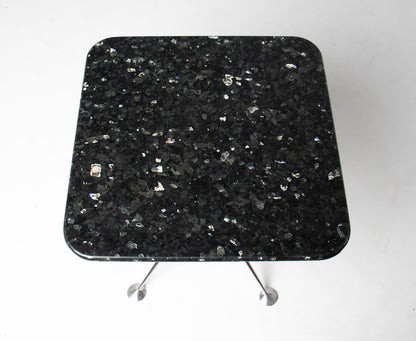 Alexander Girard Side Table in Blue Pearl Granite