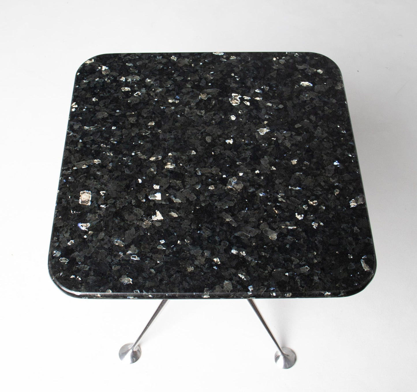 Alexander Girard Side Table in Blue Pearl Granite