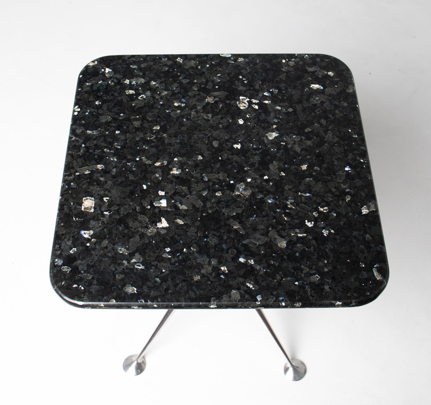 Alexander Girard Side Table in Blue Pearl Granite