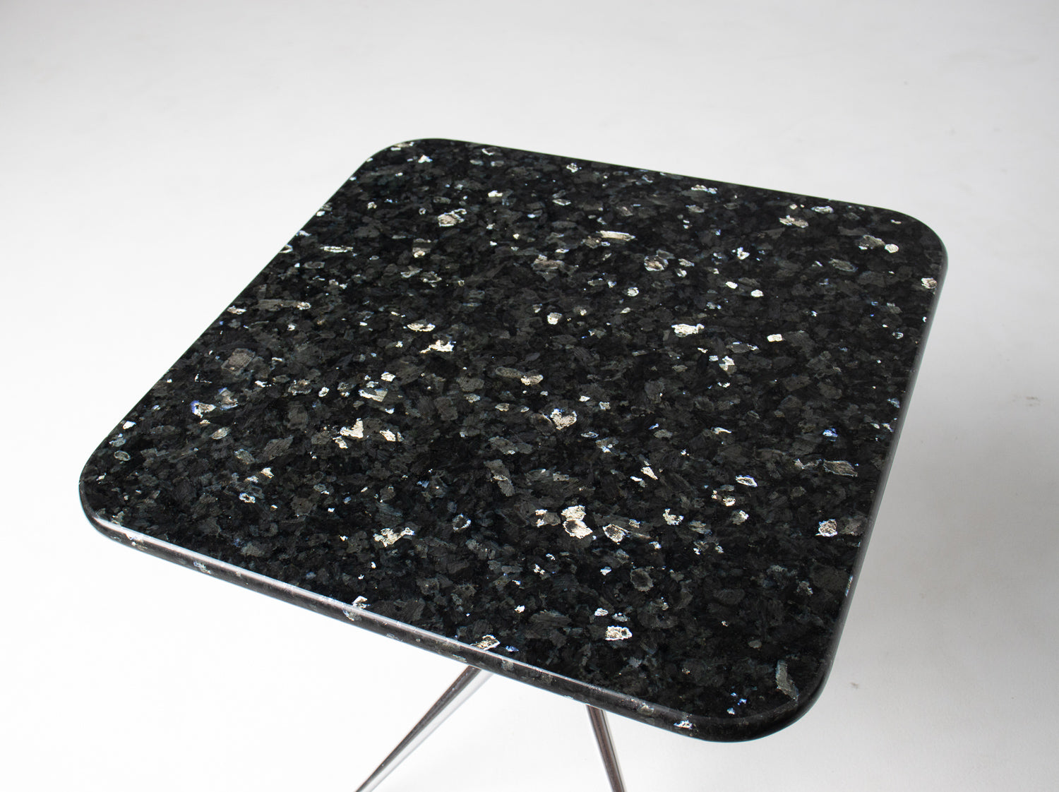 Alexander Girard Side Table in Blue Pearl Granite