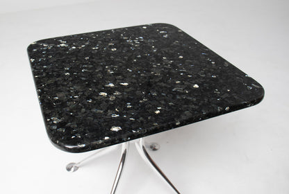 Alexander Girard Side Table in Blue Pearl Granite