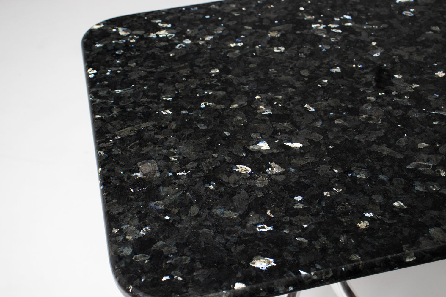 Alexander Girard Side Table in Blue Pearl Granite