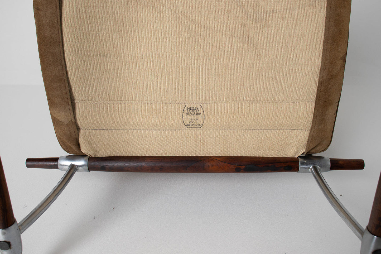 Stokke Rosewood & Suede Lounge Chair by Jens H. Quistgaard for Nissen Langaa