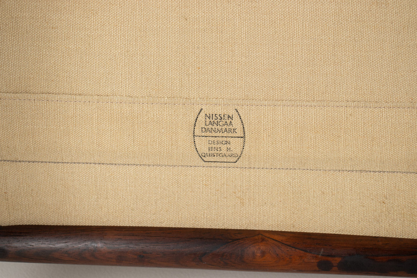 Stokke Rosewood & Suede Lounge Chair by Jens H. Quistgaard for Nissen Langaa