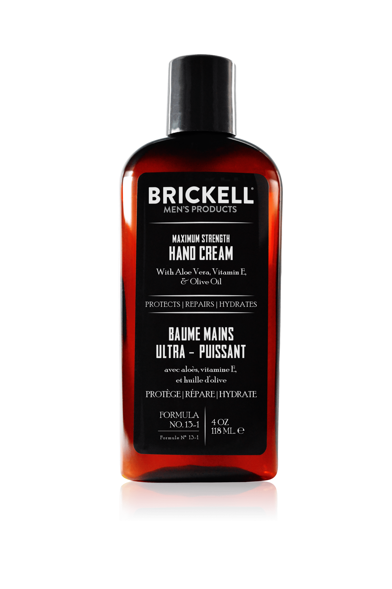 Brickell Maximum Strength Men's Hand Cream 4 oz