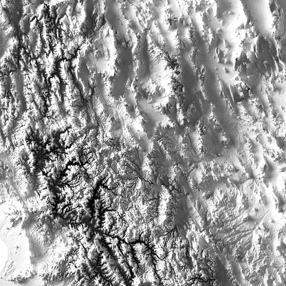 Mexico Elevation Map