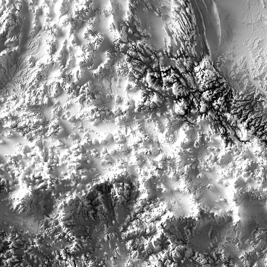 Mexico Elevation Map