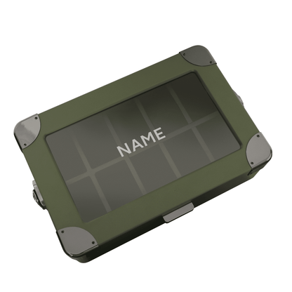 Green Military Modular Watch Box