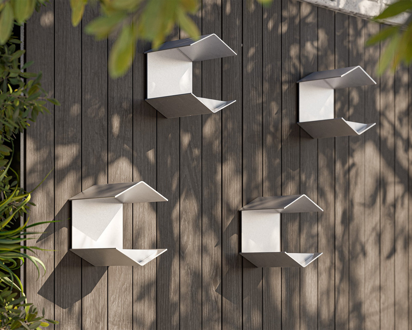 Goodland Aluminum Wall Mounted Bird Feeder
