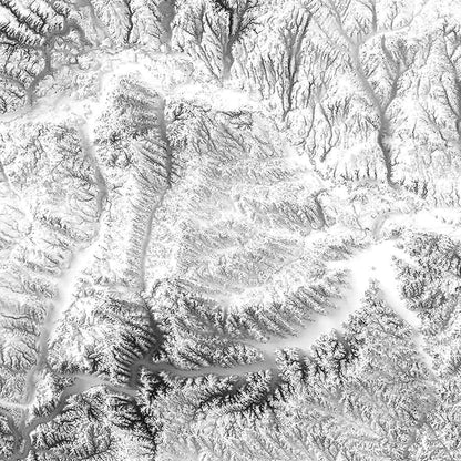 Montana Elevation Map