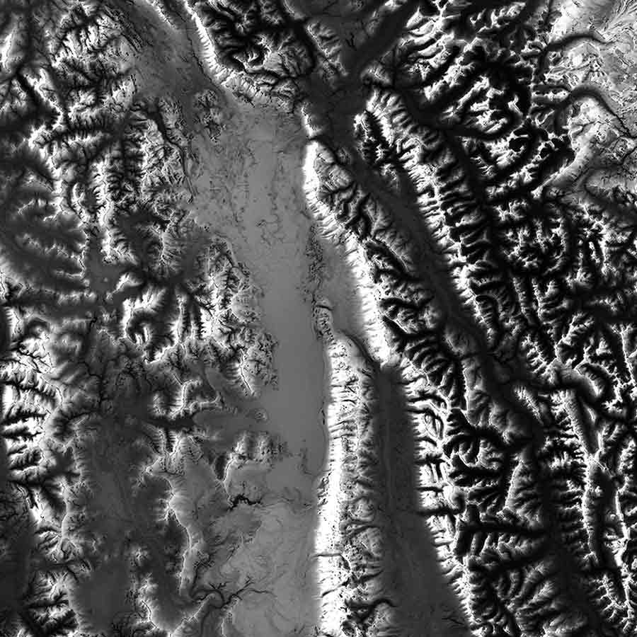 Montana Elevation Map